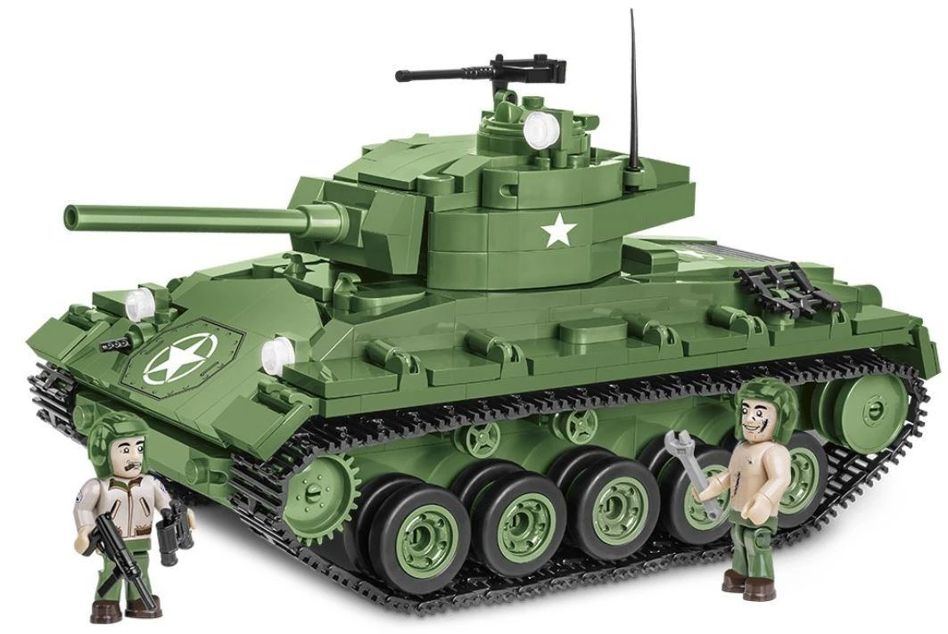 COBI M24 Chaffee tanko konstruktorius, 590 det., mastelis 1:28
