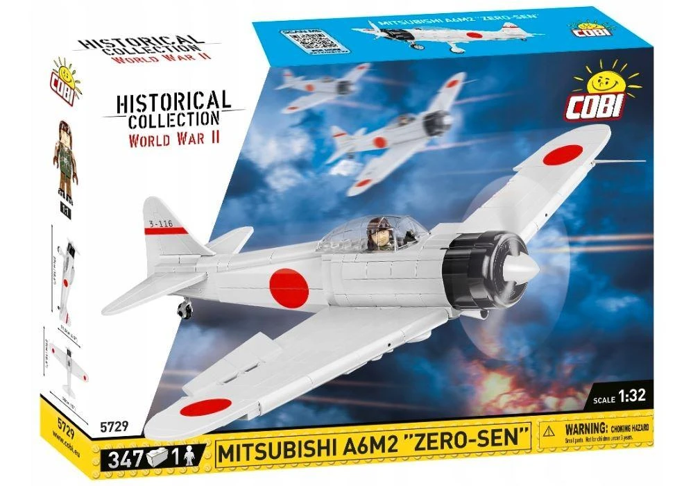 Cobi Klocki „Mitsubishi A6M2“ nulinio jutiklio pagalvėlės