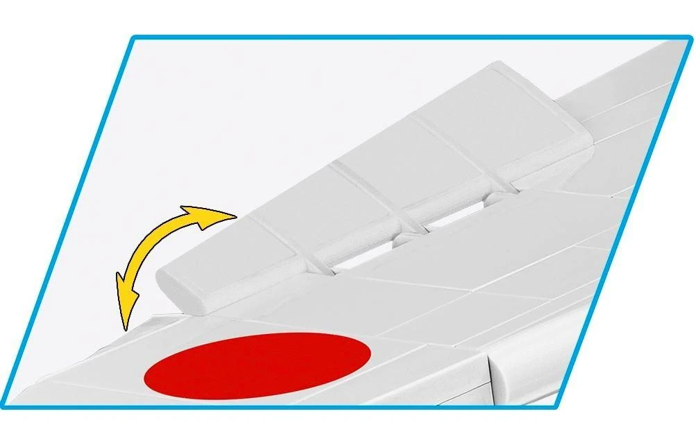 Cobi Klocki „Mitsubishi A6M2“ nulinio jutiklio pagalvėlės
