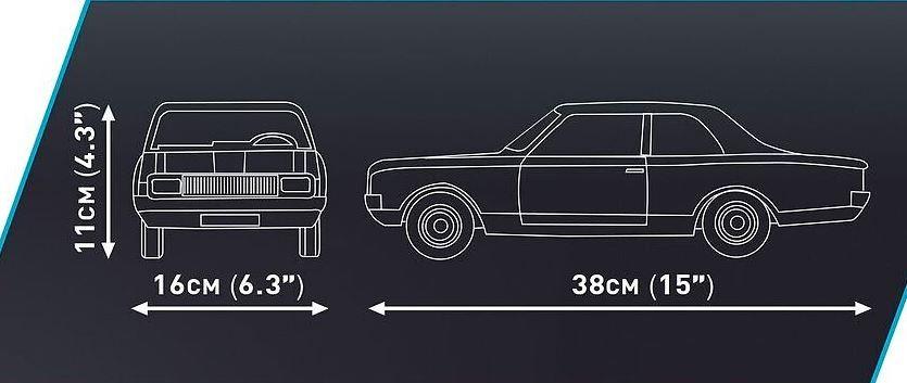 Cobi 24333 Opel Record C-Schwarze Witwe 1:12 2078 kl.