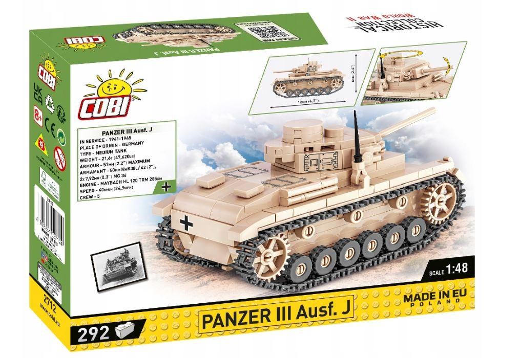 COBI - Konstruktorius Panzer III Ausf. J, 1/48, 2712