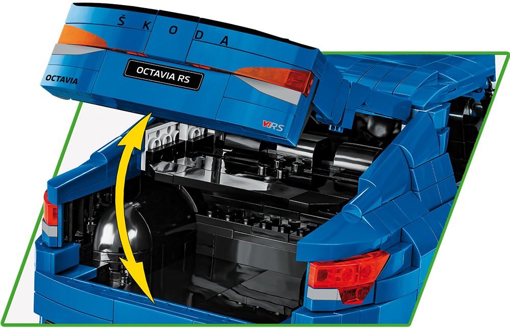 COBI-24343 AUTOMOBILIŲ MASTAS 1:12 Škoda Octavia Rs