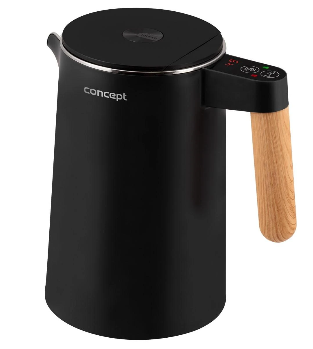 Elektrinis Virdulys - Dviguba Siena 1,5 L Concept Juodas