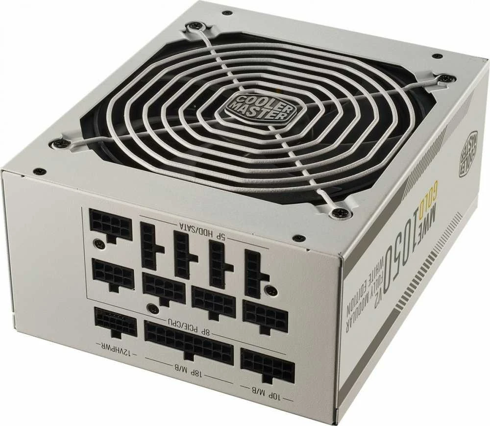 Cooler Master maitinimo šaltinis 1050W V2 ATX 3.0 Gold, 140mm, 80+ Gold, modulinis, baltas