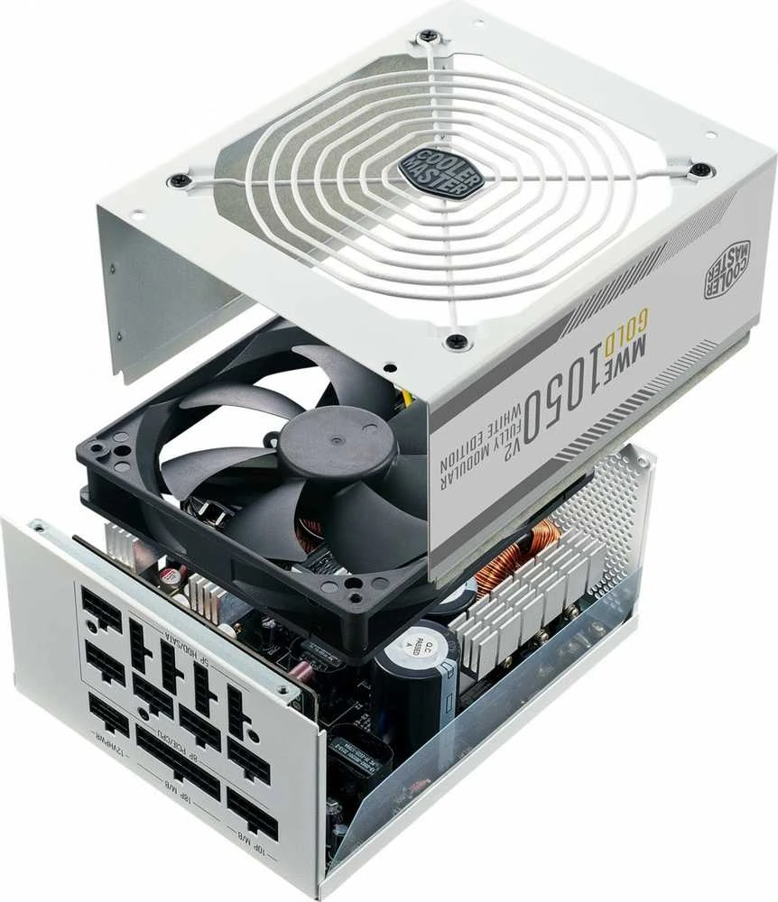 Cooler Master maitinimo šaltinis 1050W V2 ATX 3.0 Gold, 140mm, 80+ Gold, modulinis, baltas