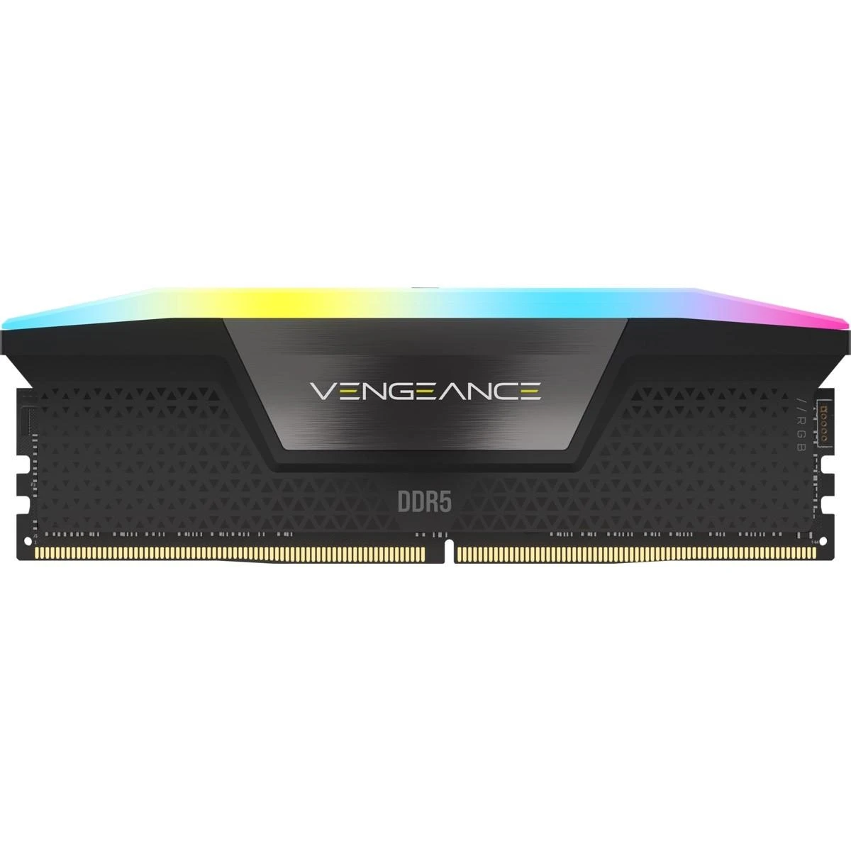 Operatyvioji atmintis (RAM) CORSAIR VENGEANCE RGB 32GB 2x16GB DDR5 5200MHz DIMM Unbuffered 40-40-40-77 XMP 3.0 Juodas Heatspreader RGB LED 1.25V