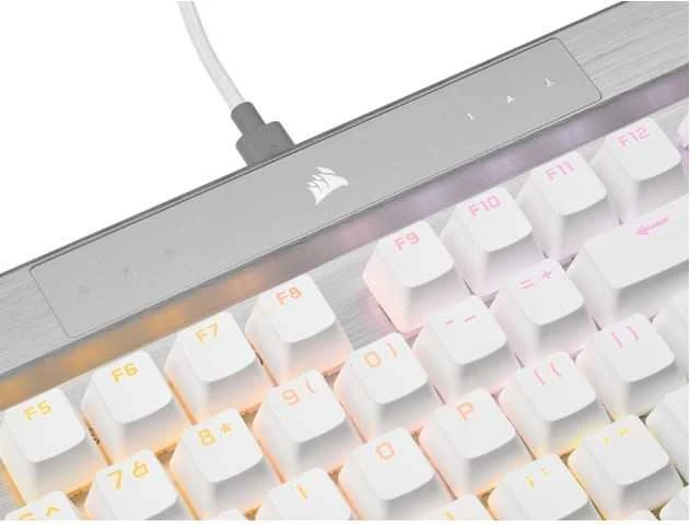 CORSAIR K70 RGB CORE Mechaninė klaviatūra žaidimams RGB LED pašvietimas CORSAIR Linear Raudona Juodas