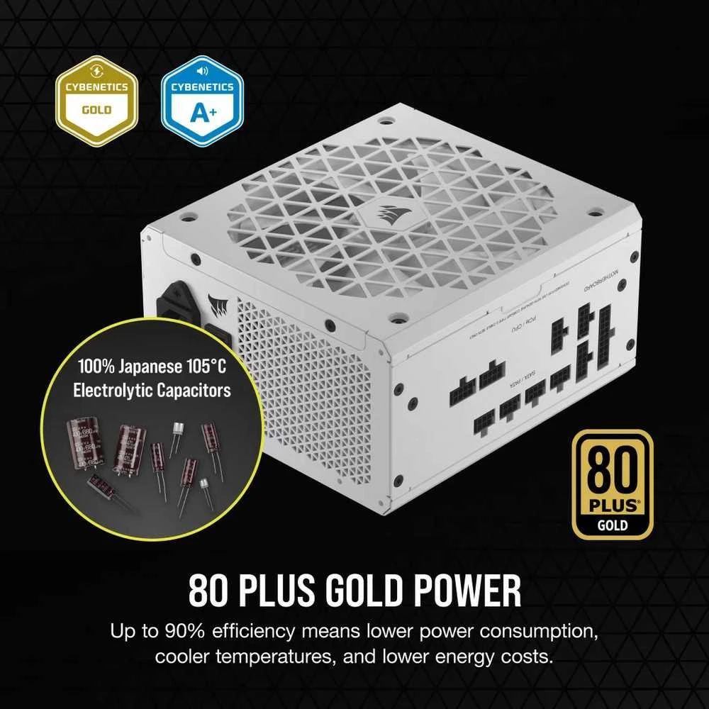 Corsair 80 PLUS Gold visiškai modulinis ATX maitinimo šaltinis (ES) | RM750x SHIFT | 750 W