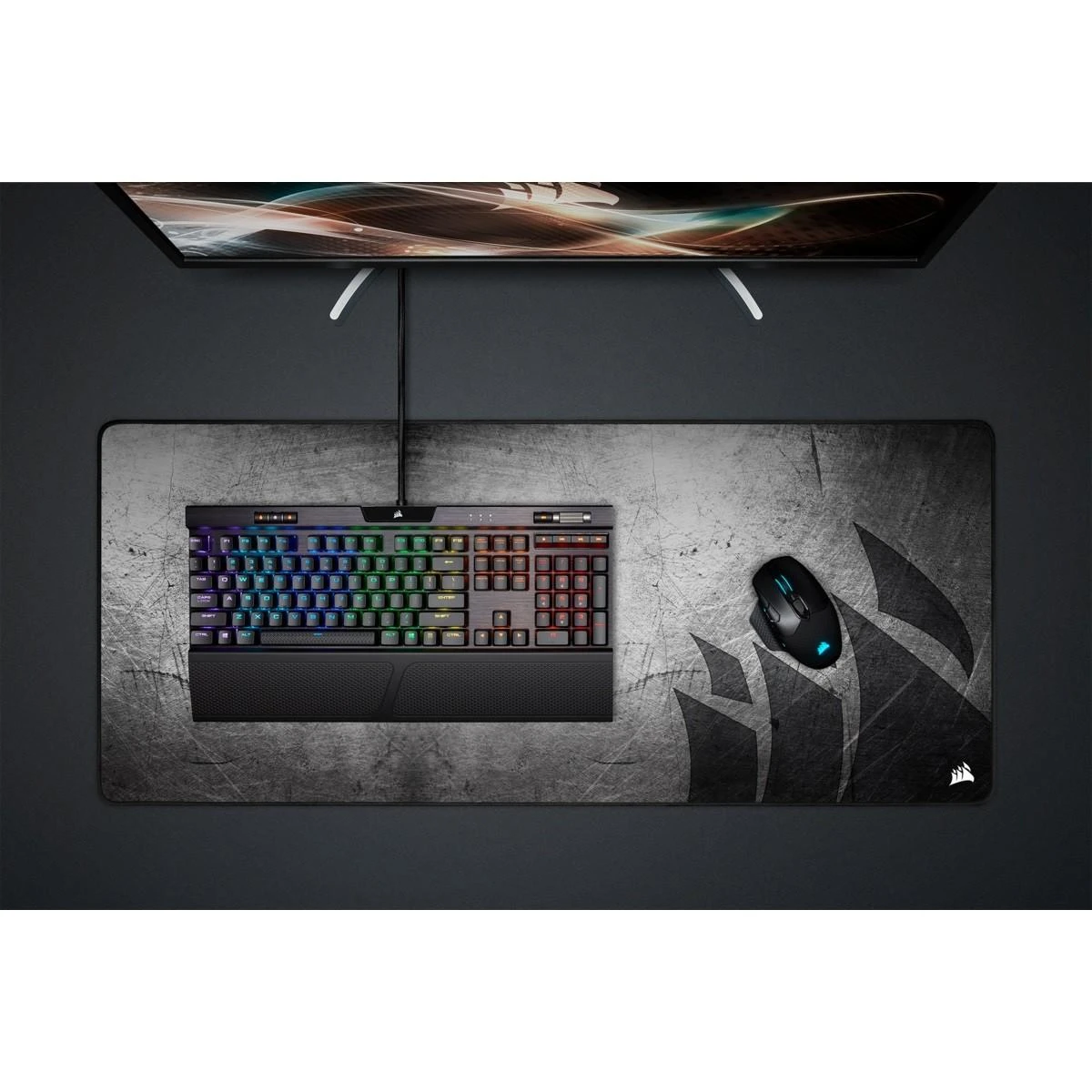 Pelės kilimėlis žaidimams Corsair MM350 PRO Premium Spill-Proof Cloth Gaming Mouse Pad – Extended XL, 930mm x 400mm x 4mm