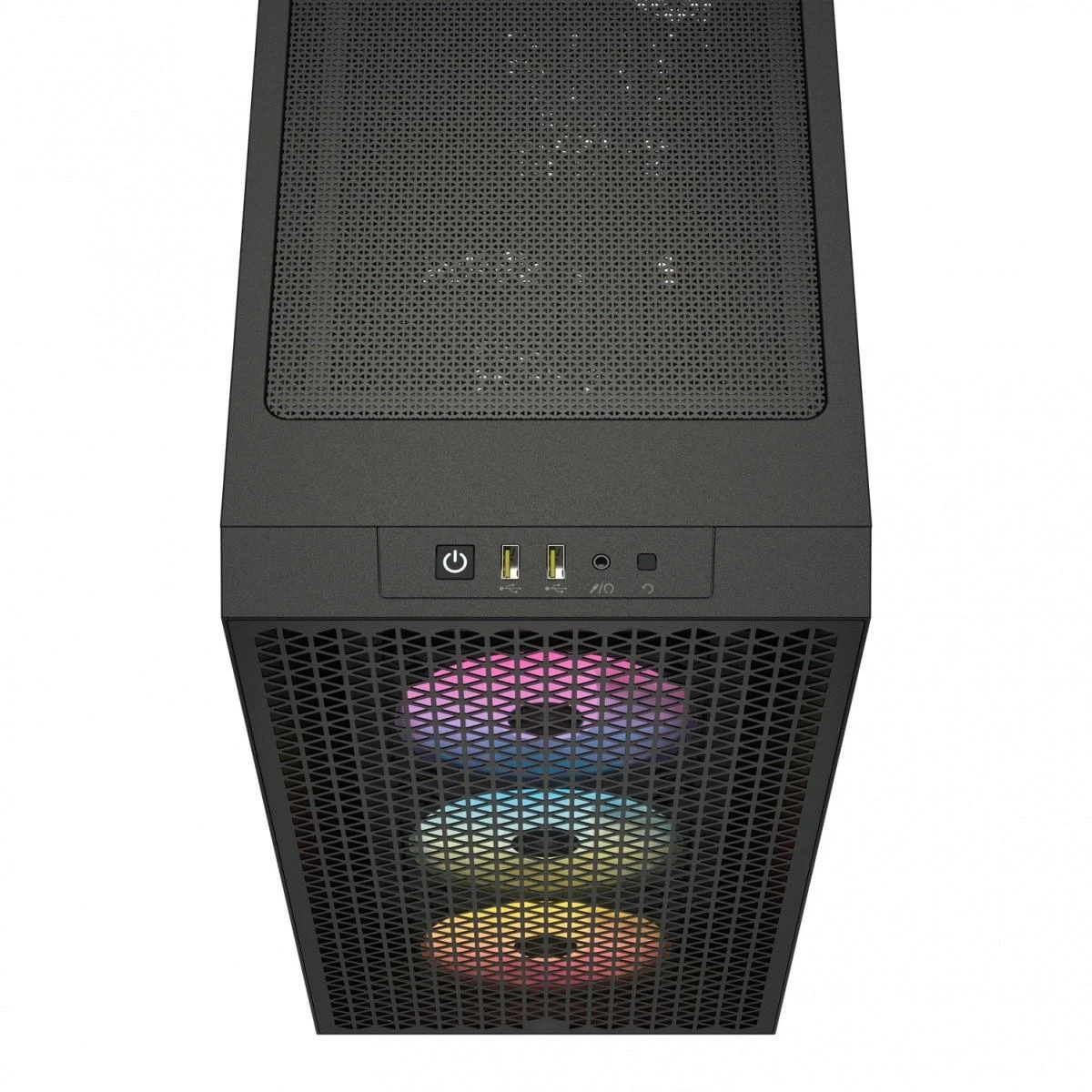 „Corsair“ | RGB grūdinto stiklo kompiuterio korpusas | 3000D | Juodas | Vidutinio dydžio bokštas | ATX