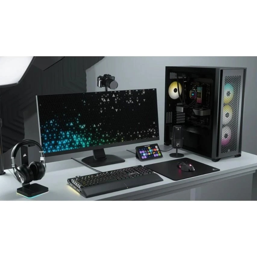 „Corsair“ | Grūdinto stiklo kompiuterio korpusas | 7000D AIRFLOW | Šoninis langas | Juodas | Pilno dydžio bokštas | ATX