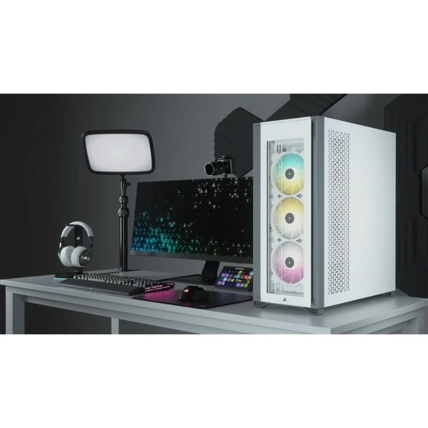 Corsair iCUE 7000X RGB grūdintas stiklas Baltas CC-9011227-WW