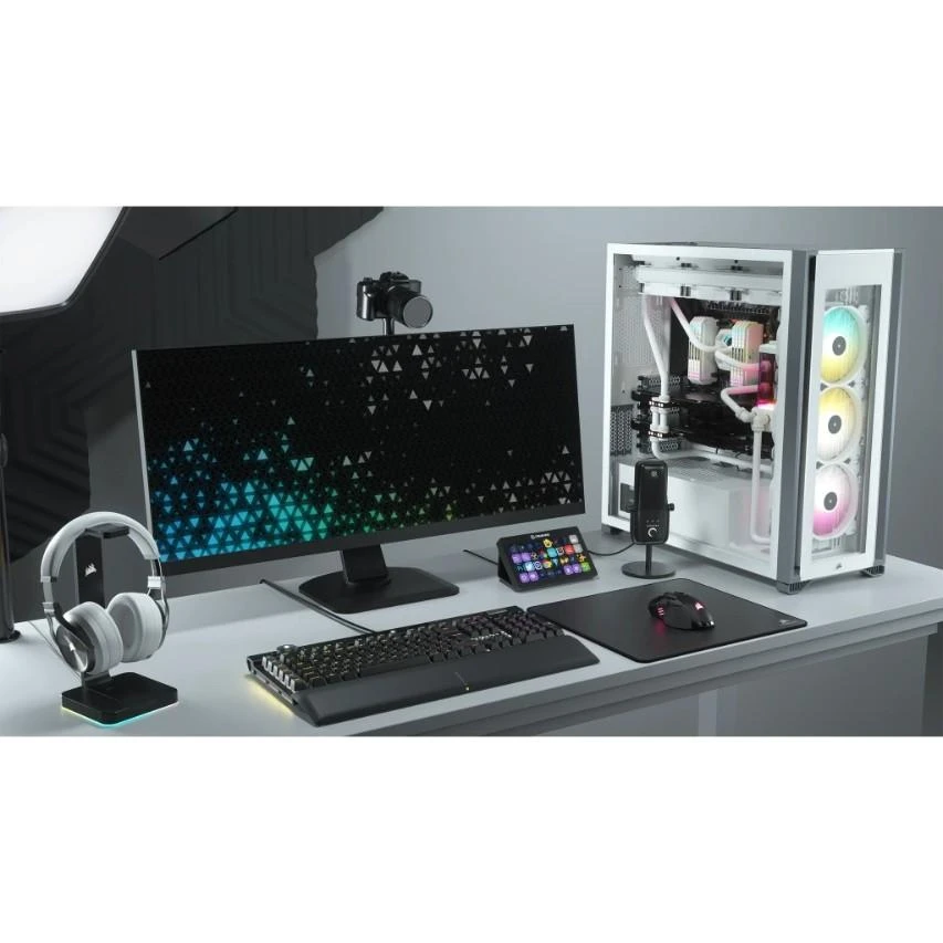 Corsair iCUE 7000X RGB grūdintas stiklas Baltas CC-9011227-WW