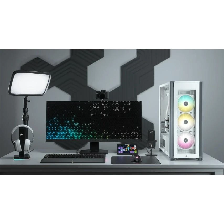 Corsair iCUE 7000X RGB grūdintas stiklas Baltas CC-9011227-WW
