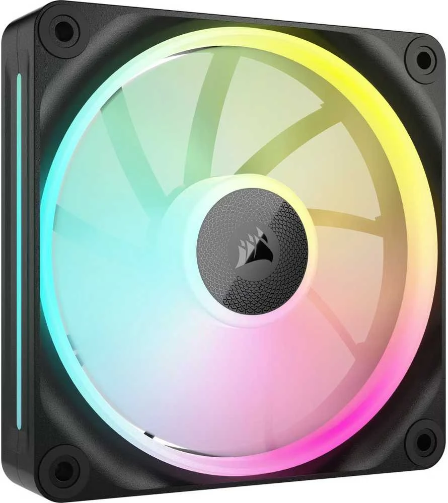 Corsair LX120 RGB ventiliatorius su apšviestu sparnuotės žiedu