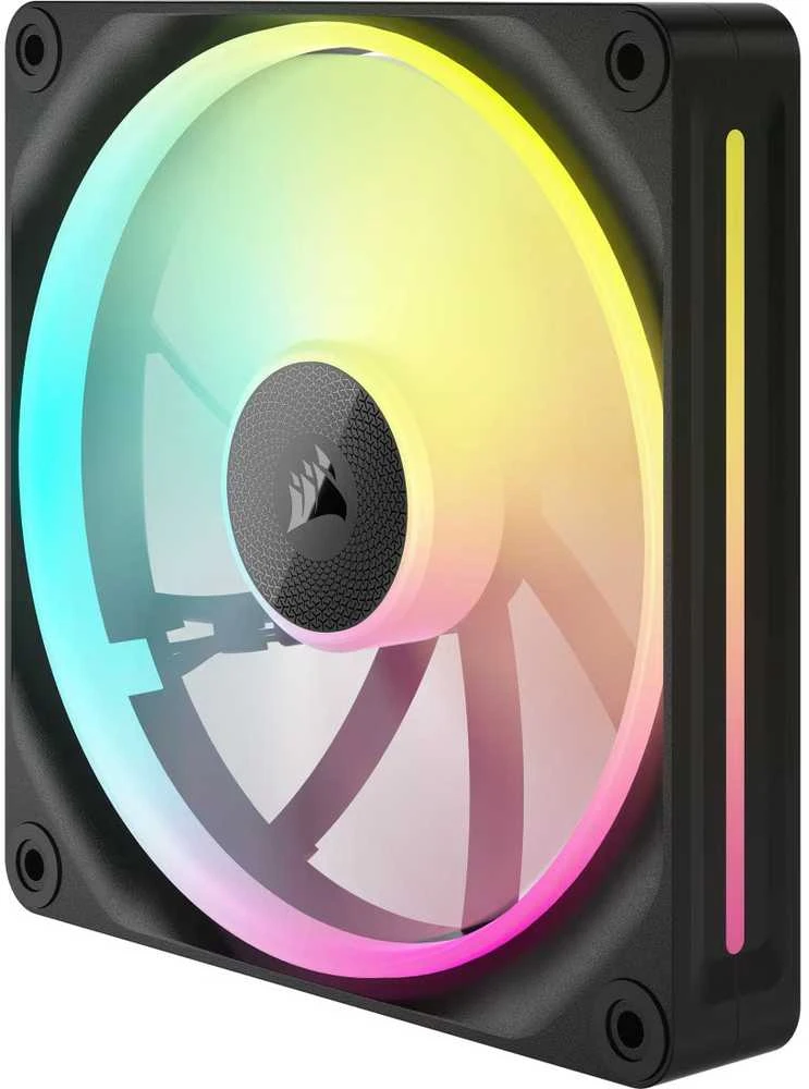 Corsair iCUE Link LX140 RGB, PWM korpuso ventiliatorius – 140mm, juodos spalvos