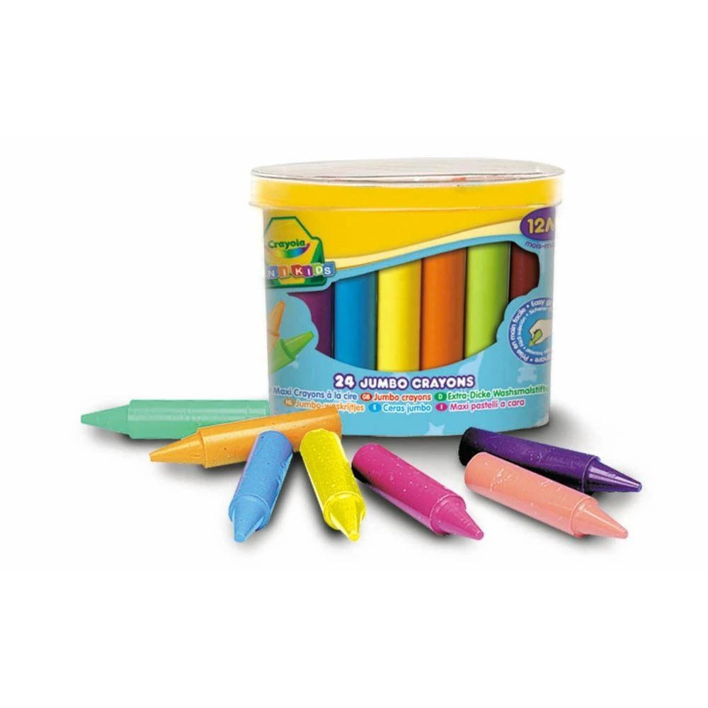Crayola, Inc. Crayola Mini Kids - 24 dideli pieštukai, 24 vnt.