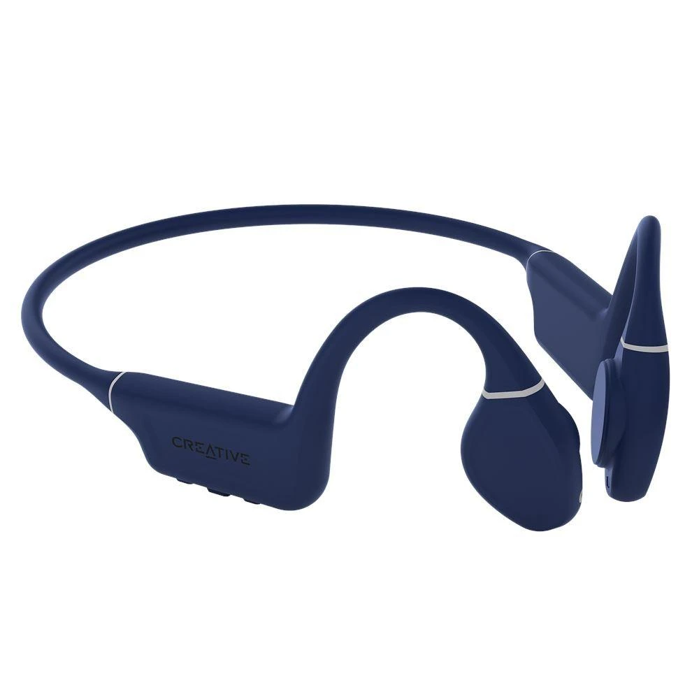 Creative belaidės ausinės su kaulo laidumo technologija Outlier Free Pro mėlynos spalvos Bluetooth 5.3