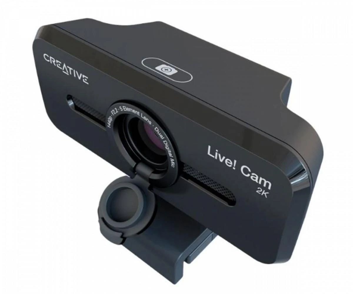 Creative internetinė kamera Sync V32K QHD juodos spalvos