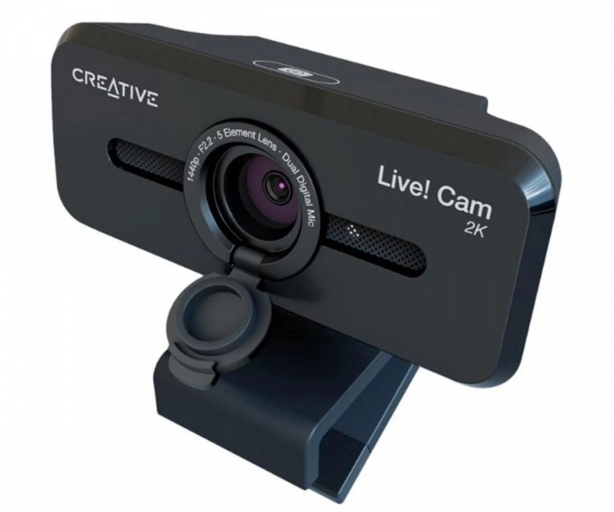 Creative internetinė kamera Sync V32K QHD juodos spalvos