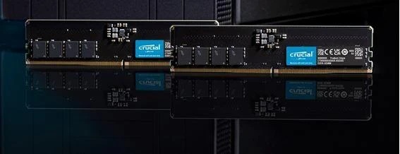 RAM Crucial 32GB [1x32GB 4800MHz DDR5 CL40 DIMM]