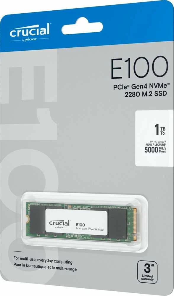 Crucial E100 M.2 PCIe 4.0 NVMe 1TB