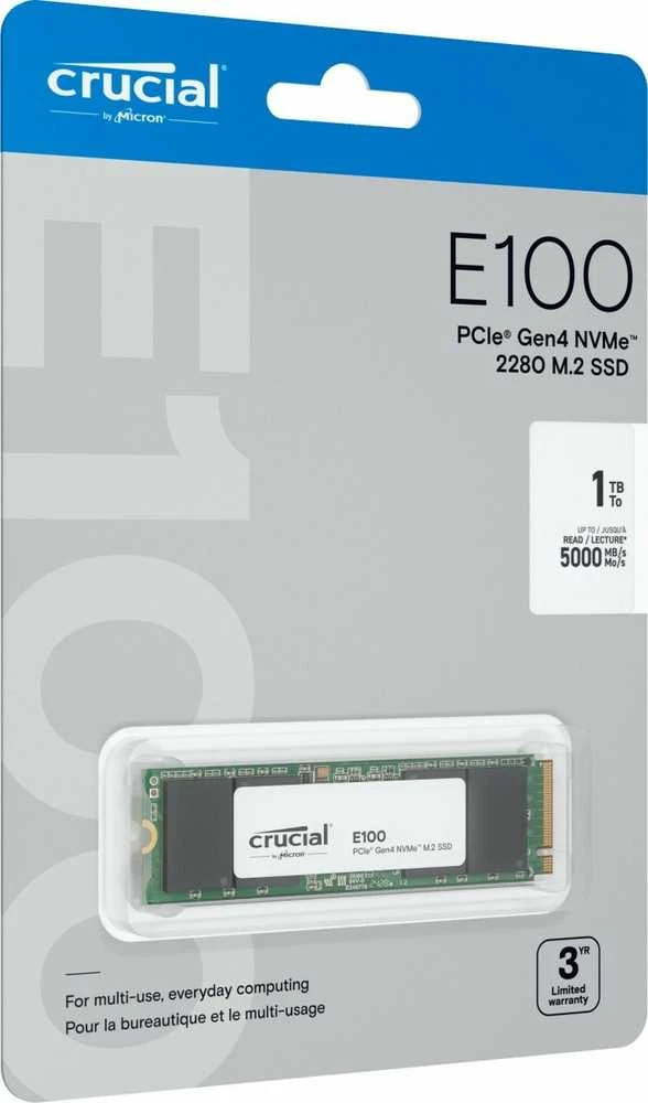 Crucial E100 M.2 PCIe 4.0 NVMe 1TB