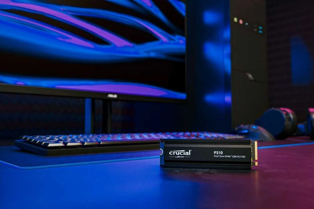 „Crucial P310 M.2 PCIe 4.0 NVMe 2TB“ aušintuvas