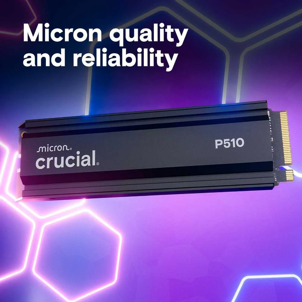 „Crucial P510 M.2 PCIe 5.0 NVMe 2TB“ aušintuvas
