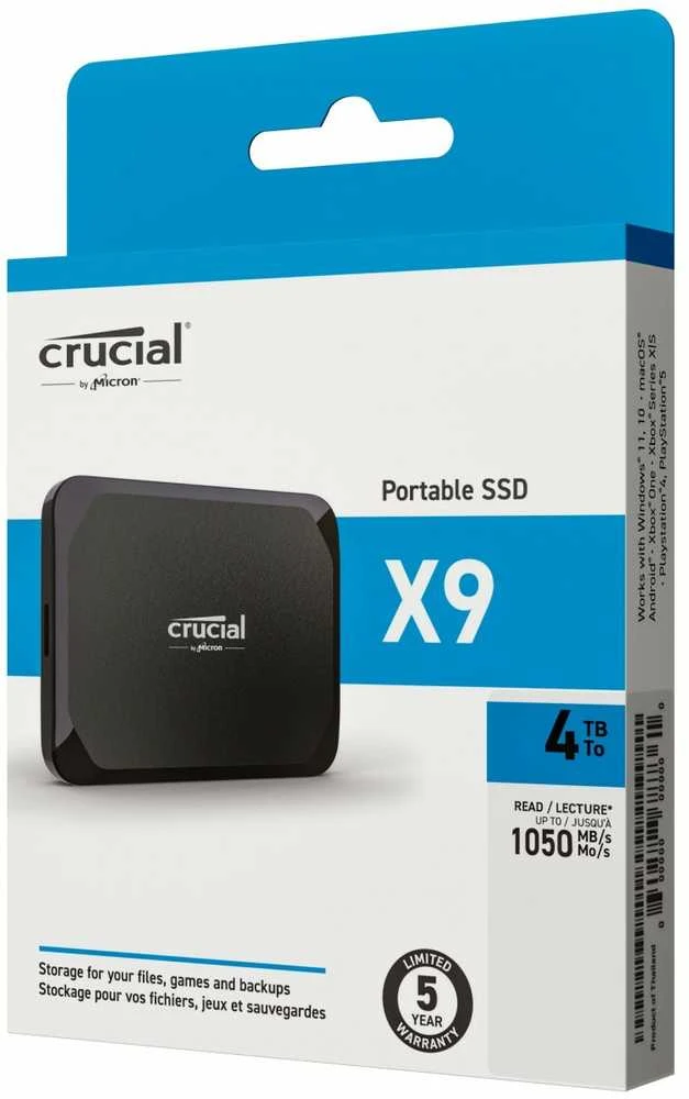 Kietasis diskas Crucial X9 SSD 4TB