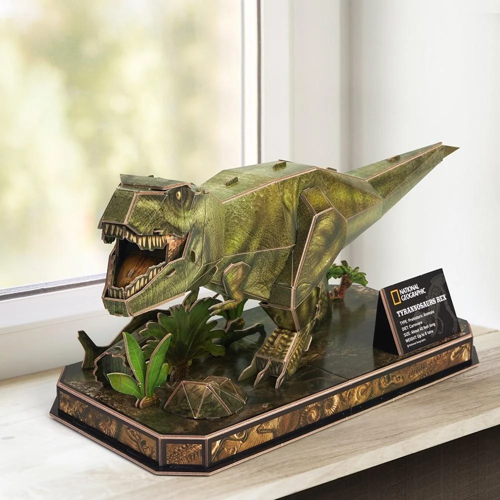 CUBIC FUN National Geographic 3D dėlionė „Tiranozauras REX“