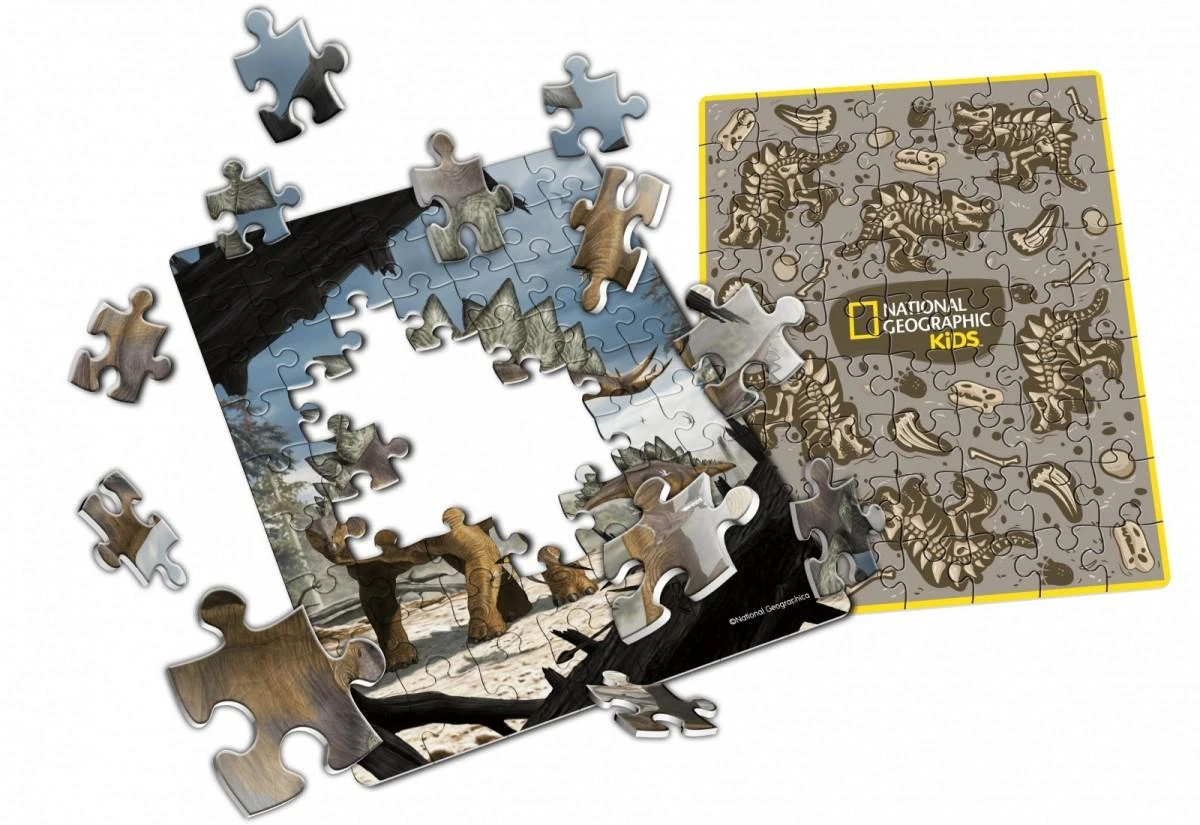 CubicFun Cubic Fun Dėlionė NATIONAL GEOGRAPHIC STEGOZAUR