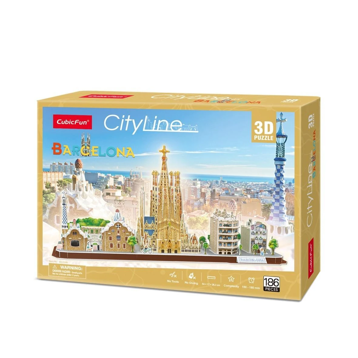 CUBICFUN 3D dėlionė „Barselona“