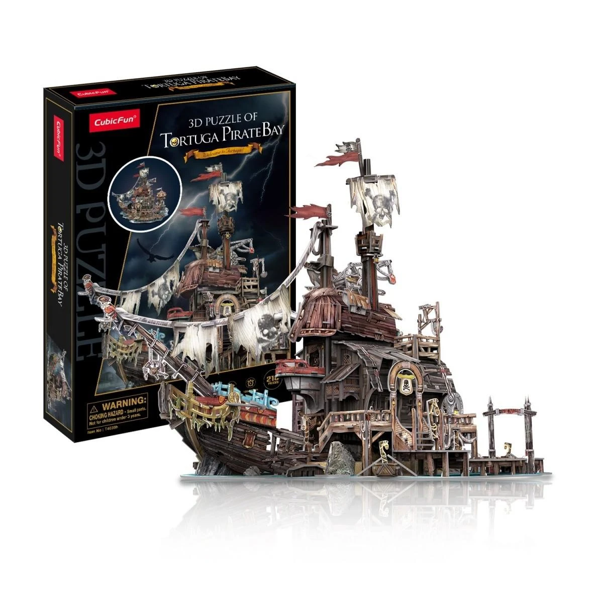 Dėlionė CubicFun 3D galvosūkis – Piratų įlanka