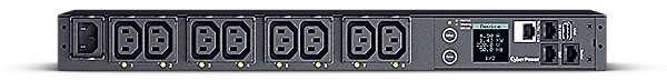 CYBERPOWER perjungiamas PDU41004230V/15A 1U 8x IEC-320 išėjimo tinklo jungtis PowerPanel Center programinė įranga
