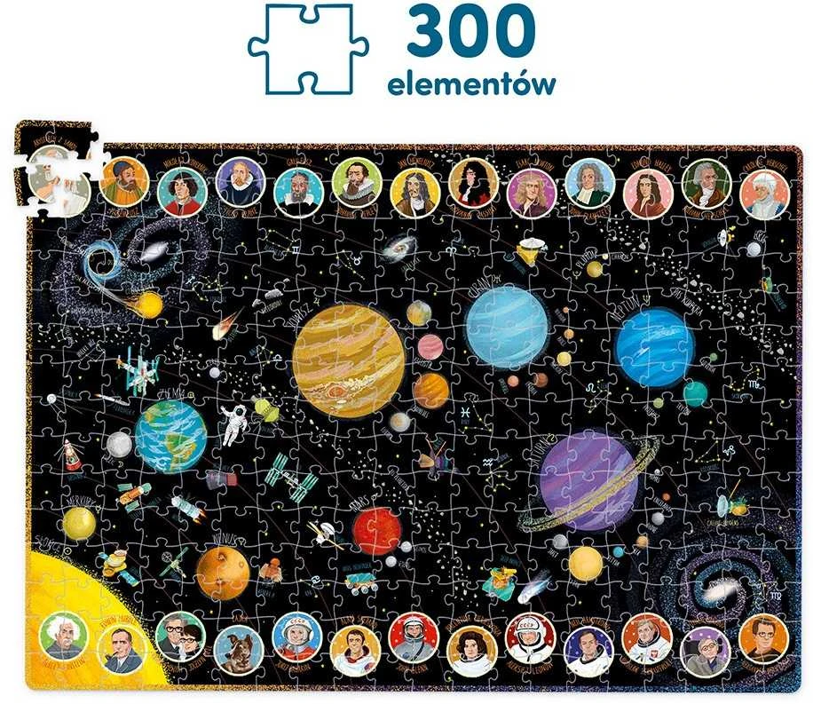 Dėlionė Czuczu Explorers galvosūkis - Saulės sistema 300 dalių