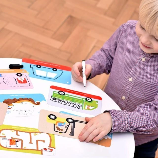 Czuczu transporto priemonių kūrybiniai žaidimai su „Marker Pen