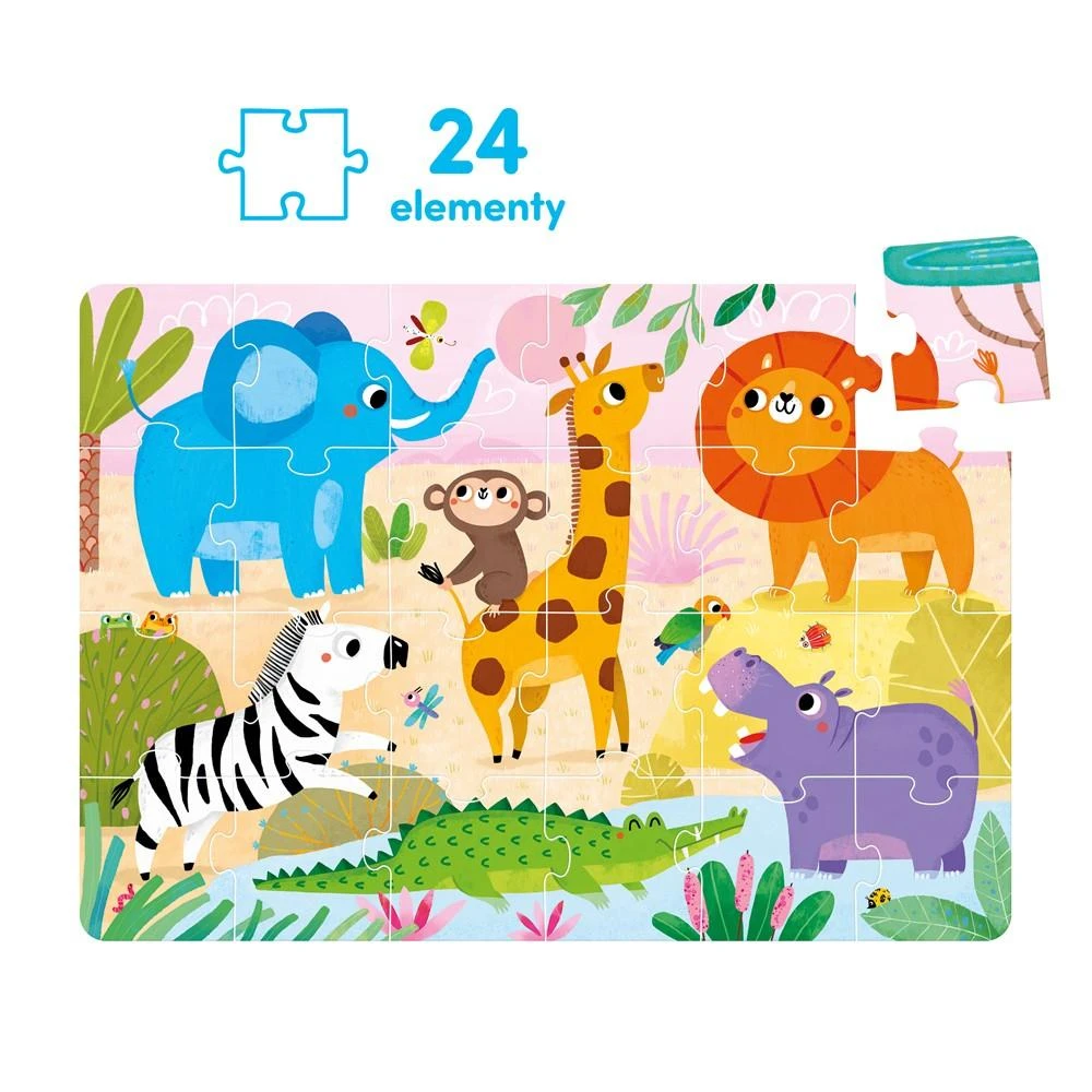 CzuCzu Dėlionė 24 vnt. - Laukinė savana