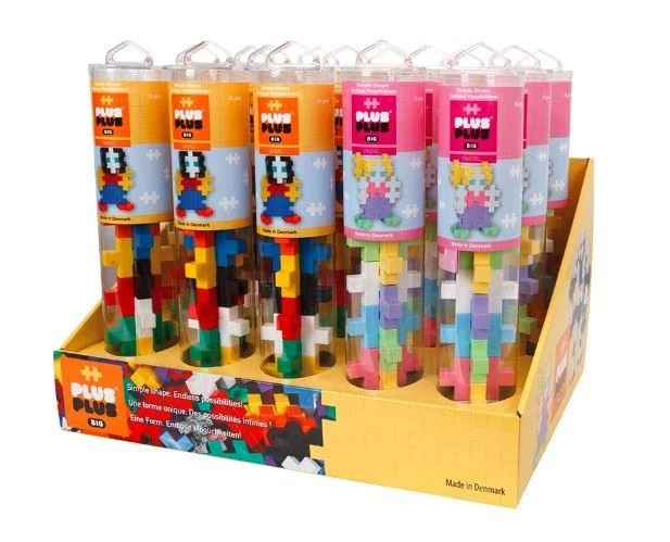 Plus Plus PLUS-PLUS BIG DISPLAY TUBY MIX - 15 TUB