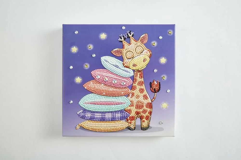 DIAMOND DOTZ DIAMOND DOTZ GIRAFF PILLOW DOTZ BOX