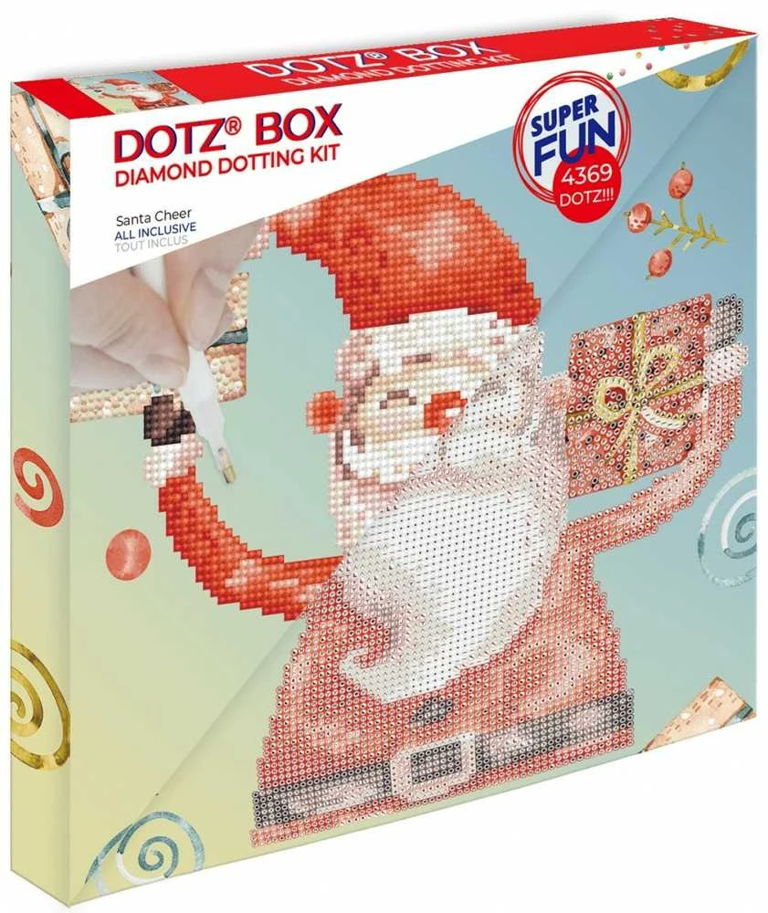 Dante Deimantinė mozaika Santa Cheer, 28x28 cm