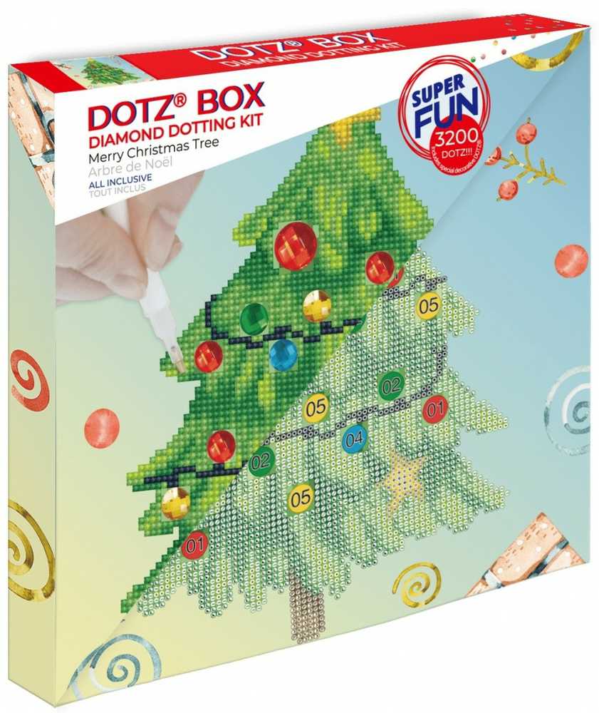 Dante Deimantinė mozaika Merry chridtmas medžio 28x28 cm