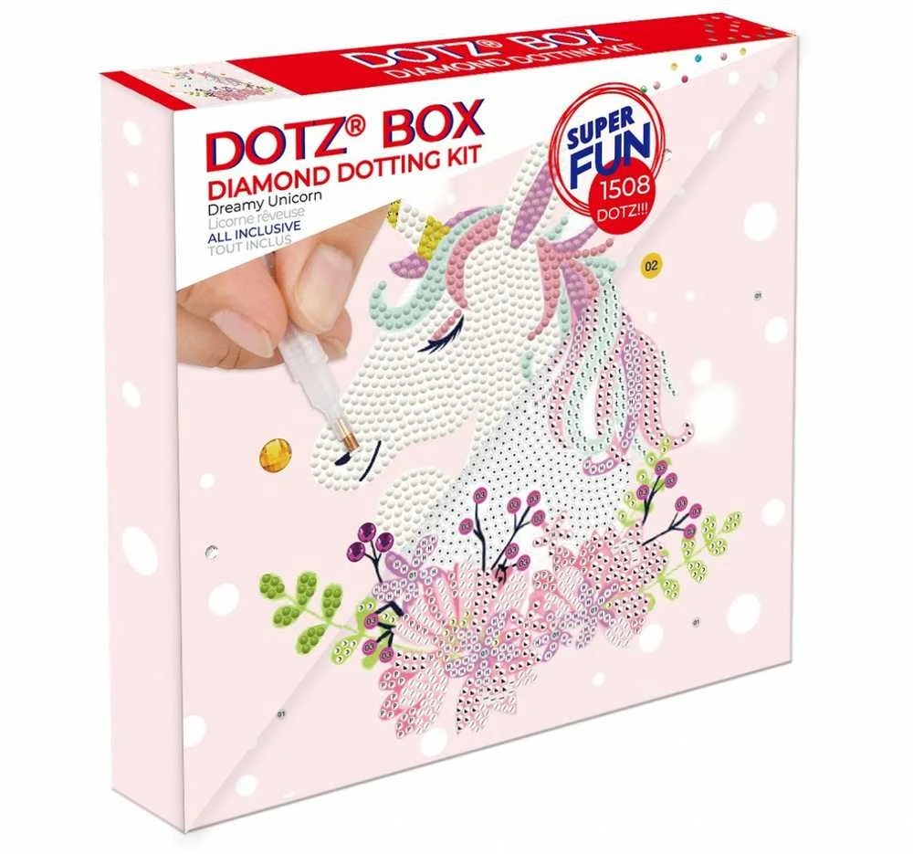 DIAMOND DOTZ DREAMY UNICORN DOTZ BOX
