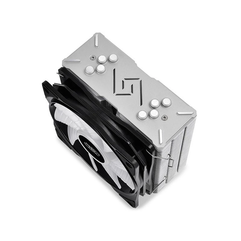 „Deepcool Gammaxx GT“ aušintuvas, 0,5 mm storio pelekai ir 4 šilumos vamzdžiai, 120 mm RGB ventiliatorius, „Intel /115x/1366/20XX“ ir „AMD AM x/FM x“ universalus, „Oro vėsintuvas“, „Intel 150W“, „AMD 140 W“