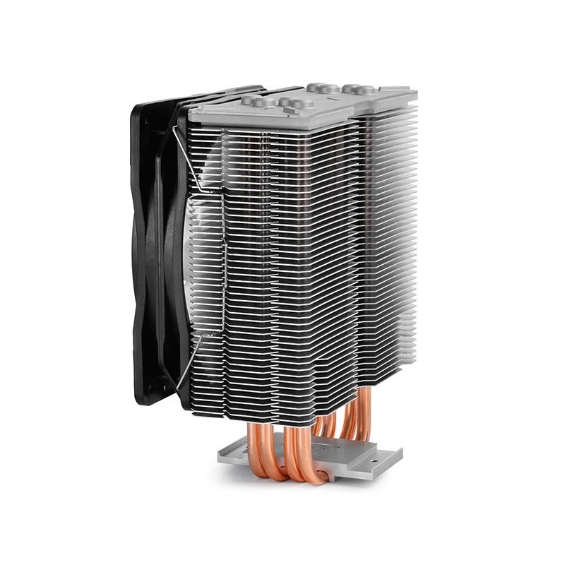 „Deepcool Gammaxx GT“ aušintuvas, 0,5 mm storio pelekai ir 4 šilumos vamzdžiai, 120 mm RGB ventiliatorius, „Intel /115x/1366/20XX“ ir „AMD AM x/FM x“ universalus, „Oro vėsintuvas“, „Intel 150W“, „AMD 140 W“