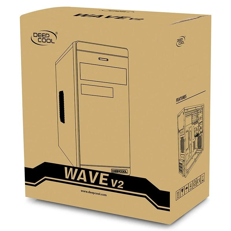 Deepcool | Wave V2 | Juodas | Micro ATX