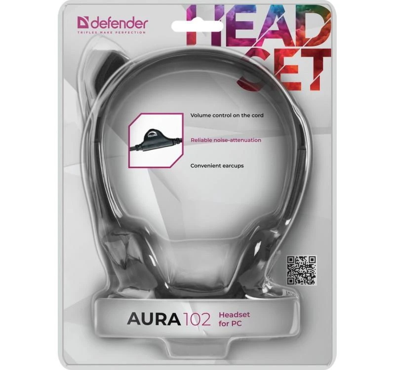 Ausinės su mikrofonu Defender Aura HN-102 (63102)
