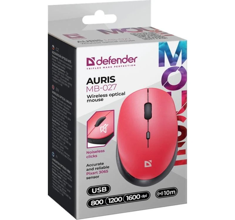Belaidė pelė Defender Auris MB027