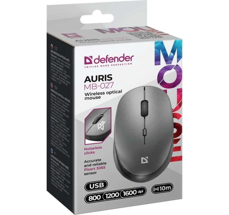 Belaidė pelė Defender Auris MB-027