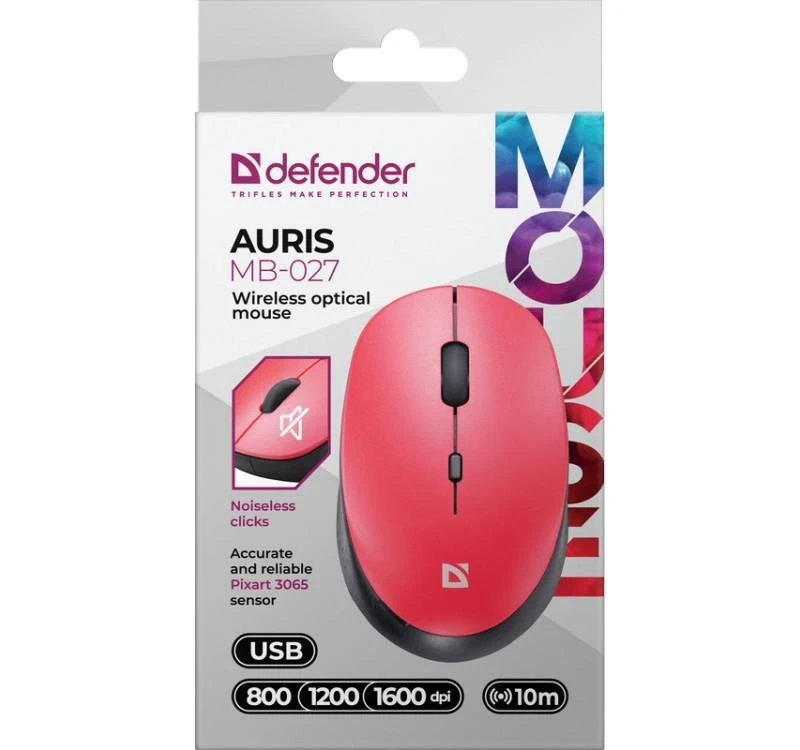 Belaidė pelė Defender Auris MB027
